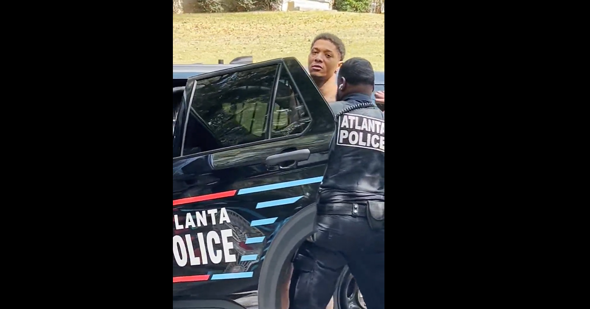 Derrick Groves, seen here in a video of his arrest by Atlanta police, is expected to be extradited back to Louisiana.